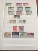 PITCAIRN ISLAND: STOCKBOOK WITH 1940-90s MINT COLLECTION, 1940-51 SET OG, 1948 SILVER WEDDING OG,