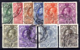 SWAZILAND: 1933 SET CDS USED. SG 11-20.