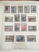 FRANCE: BOX WITH MINT (OG OR MNH) COLLECTION TO 1994 IN FOUR BOXED RING BINDERS,