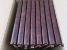 BOX WITH COMMONWEALTH USED COLLECTION ON HARRIS LEAVES IN EIGHT 'SAVOY' ALBUMS,