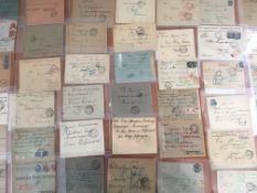 RUSSIA: c1901-16 COVERS AND CARDS, MANY WW1 ERA TO P.O.W.