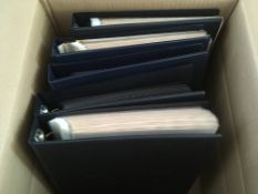 BOX WITH A COLLECTION CONCORDE FLOWN AND SOUVENIR COVERS IN FIVE ALBUMS.