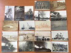 PACKET OF GREAT YARMOUTH AND GORLESTON SHIPWRECKS, ZEPPELIN RAID (2), FIRES, ETC.
