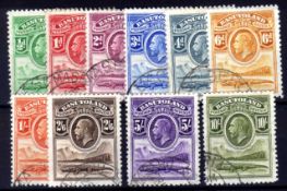 BASUTOLAND: 1933 SET USED. SG 1-10.