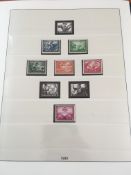 GERMANY: LINDNER ALBUM WITH 1933-45 THIRD REICH OG OR MNH COLLECTION, RANGE OF SETS AND PART SETS,