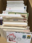 BOX WITH COVERS, CARDS, FIRST DAY COVERS ETC ITALY, AUSTRIA AND SWITZERLAND.