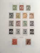 AUSTRALIA: SG ONE COUNTRY PRINTED ALBUMS WITH A 1913-2002 USED COLLECTION, ROOS TO 1931-6 £1 (TEAR),