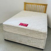 CUMFILUX LUCERNE DOUBLE BED WITH DRAWER BASE.