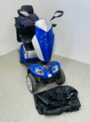 KYMCO AGILITY MOBILITY SCOOTER COMPLETE WITH CHARGER KEYS AND COVER - SOLD AS SEEN.