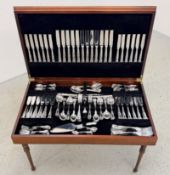 AN IMPRESSIVE CANTEEN OF STAINLESS STEEL CUTLERY APPROX 150 PIECES.