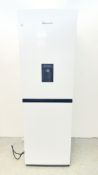 FRIDGEMASTER FRIDGE FREEZER WITH WATER DISPENSER - SOLD AS SEEN.