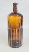 AN ANTIQUE APOTHECARY BOTTLED MARKED 
