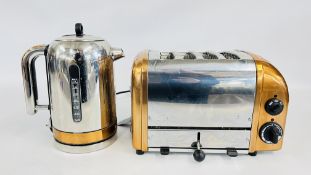 DUALIT JUG KETTLE AND DUALIT FOUR SLICE TOASTER - SOLD AS SEEN.