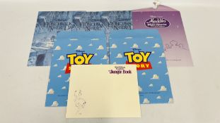 A GROUP OF 1990'S DISNEY LITHOGRAPHS TO INCLUDE THE JUNGLE BOOK, THE HUNCHBACK OF NOTRE DAME,