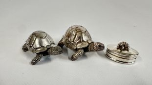 A SILVER TURTLE BIRMINGHAM 1993 BY COUNTRY ARTISTS MODE,
