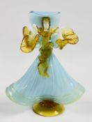 A VINTAGE VENETIAN GLASS FIGURINE, ATTRIBUTED TO FRANCO TOFFOLO FOR MURANO, H 21CM.