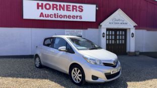 2012 TOYOTA YARIS TR VVT-i. VRM - WK61 PZX. FIRST REGISTERED 31/01/2012. 1329CC PETROL.
