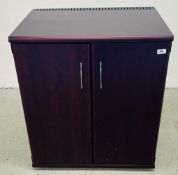 A TWO DOOR SCOTTS OF STOW WINE COOLER, 42 BOTTLE CAPACITY - SOLD AS SEEN.