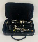 A PRELUDE BY CONN-SELMER CLARINET IN A FITTED PROTECTIVE CASE.