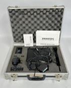 TRANTEC SYSTEMS S3500 WIRELESS MICROPHONE HEADSET COMPLETE WITH INSTRUCTIONS AND ACCESSORIES IN