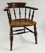 ANTIQUE CAPTAIN'S CHAIR.