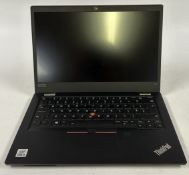 LENOVO THINKPAD LAPTOP COMPUTER CORE i5 COMPLETE WITH CHARGER, S/N: R9-13RNWF - SOLD AS SEEN.