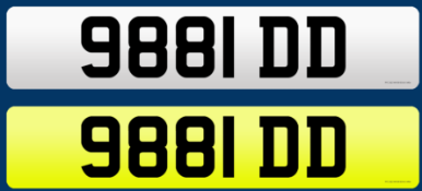 PERSONAL VEHICLE REGISTRATION MARK 9881 DD ON V778 RETENTION DOCUMENT. ASSIGNMENT FEE PAID.