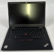 LENOVO THINKPAD LAPTOP COMPUTER CORE i5 COMPLETE WITH CHARGER, S/N: R9-13RNX9 - SOLD AS SEEN.
