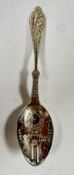 A SILVER PRESENTATION SPOON.