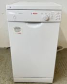 BOSCH SERIE 2 SILENCE PLUS DISHWASHER - SOLD AS SEEN.