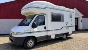 2002 PEUGEOT BOXER 320 HDI MWB POLLENSA AUTO-SLEEPER FOUR BERTH MOTOR CARAVAN. VRM - E051 HCG.
