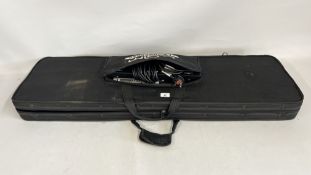 KAM LED POWER DJ / BAND BAR, COMPLETE WITH POWER LEAD, FOOT CONTROLLER,