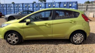 2010 FORD FIESTA EDGE TDC1 68, VRM - AP59 JWJ, FIRST REGISTERED 02/02/2010,