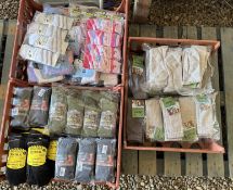 3 X CRATES OF AS NEW SOCKS TO INCLUDE THERMAL SOCKS, MILITARY BOOT SOCKS, FLAMINGO SOCKS,