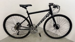 CARRERA HYBRID 27 SPEED ROAD BIKE, WITH HYDRAULIC BRAKES.