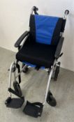 G-LOGIC EXCEL FOLDING BRAKED WHEELCHAIR.