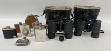 TWO PAIRS OF BINOCULARS TO INCLUDE OMIYA 10X50 AND TECNAR 20X50,