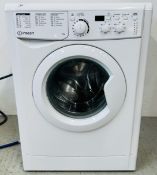 INDISIT 7KG WASHING MACHINE - SOLD AS SEEN.