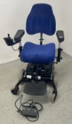 MERCADO MEDIC REAL 6100 PLUS POWERED WHEELCHAIR COMPLETE WITH CHARGER - SOLD AS SEEN.