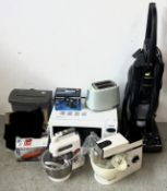 A MORPHY RICHARDS TOASTER AND A KENWOOD CHEF FOOD MIXER + A KENWOOD CHEFETTE FOOD MIXER + A