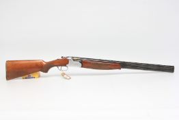 LANBER OVER AND UNDER 12 GAUGE SHOTGUN, 27½ INCH BARREL, SINGLE TRIGGER,