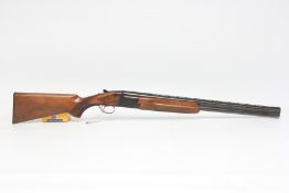 MIROKU 12 GAUGE OVER AND UNDER SHOTGUN, 26 INCH FIXED CHOKE BARRELS, SINGLE SELECTABLE TRIGGER,