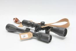BSA 3-9X40 RIFLE SCOPE WITH MOUNTS,