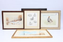 TWO SIMON TRINDER WATERCOLOURS TO INCLUDE 