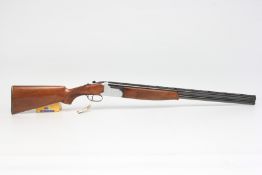 LANBER 12 BORE OVER AND UNDER SHOTGUN, 27½ INCH BARREL, SINGLE SELECTABLE TRIGGER,