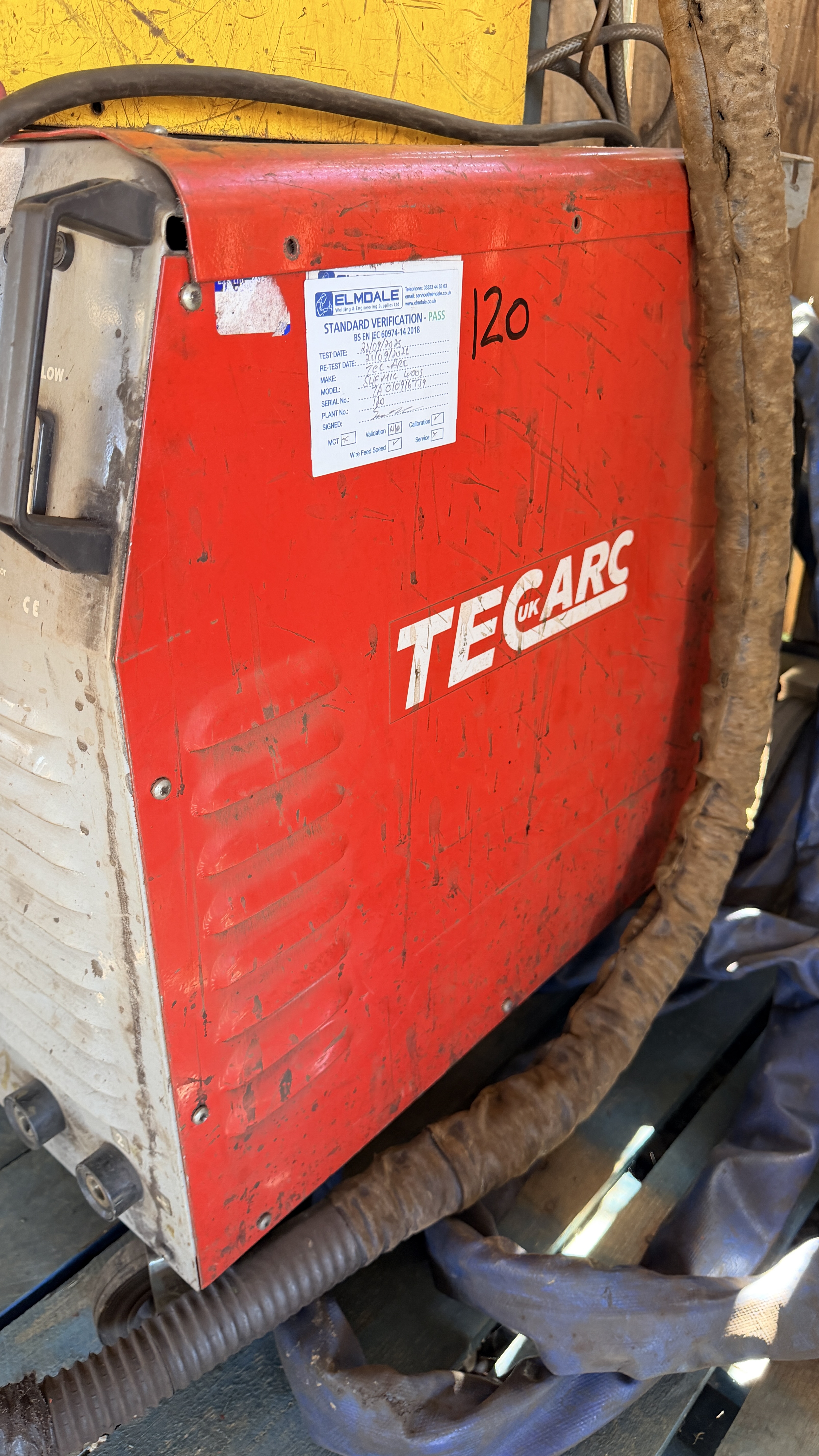 TEC ARC SWF MIG 400S MIG POWER SOURCE WE - Image 5 of 10