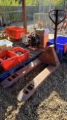 2500KG PALLET TRUCK - SOLD AS SEEN.