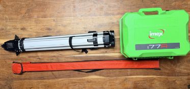 IMEX i77R DIGITAL LASER LEVEL WITH CARRY CASE ACCESSORIES,