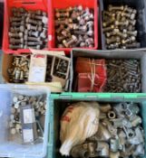 LARGE GROUP OF ASSORTED FIXINGS INCLUDIN