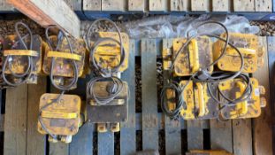 9 X 110V TRANSFORMERS, VARIOUS CONDITION